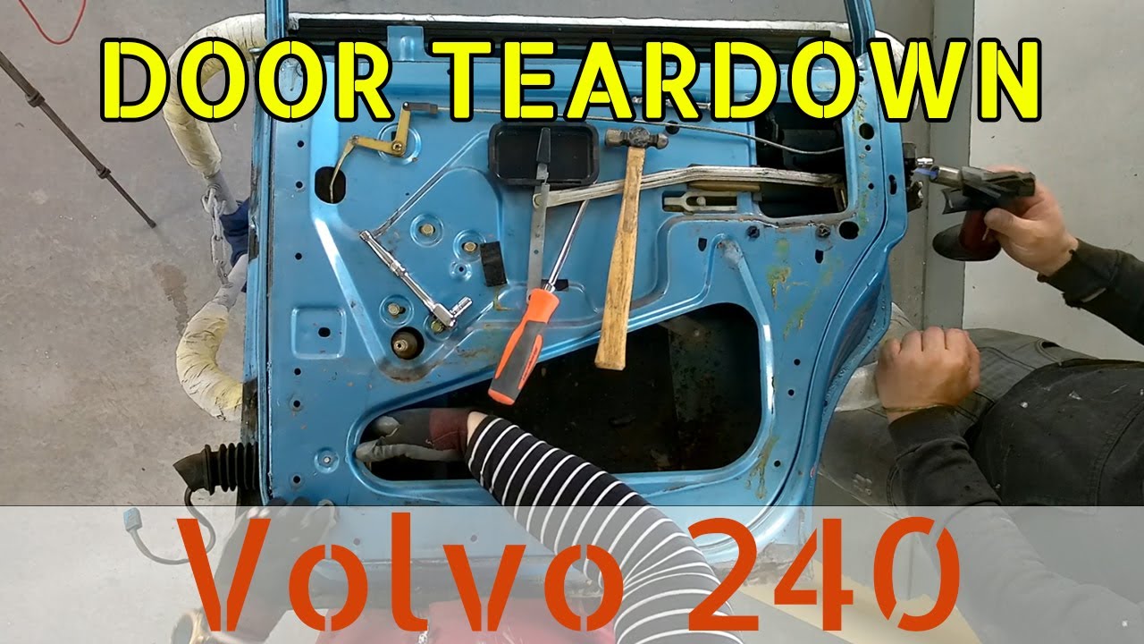 Как разобрать дверь Volvo 240. Полное руководство по разборке