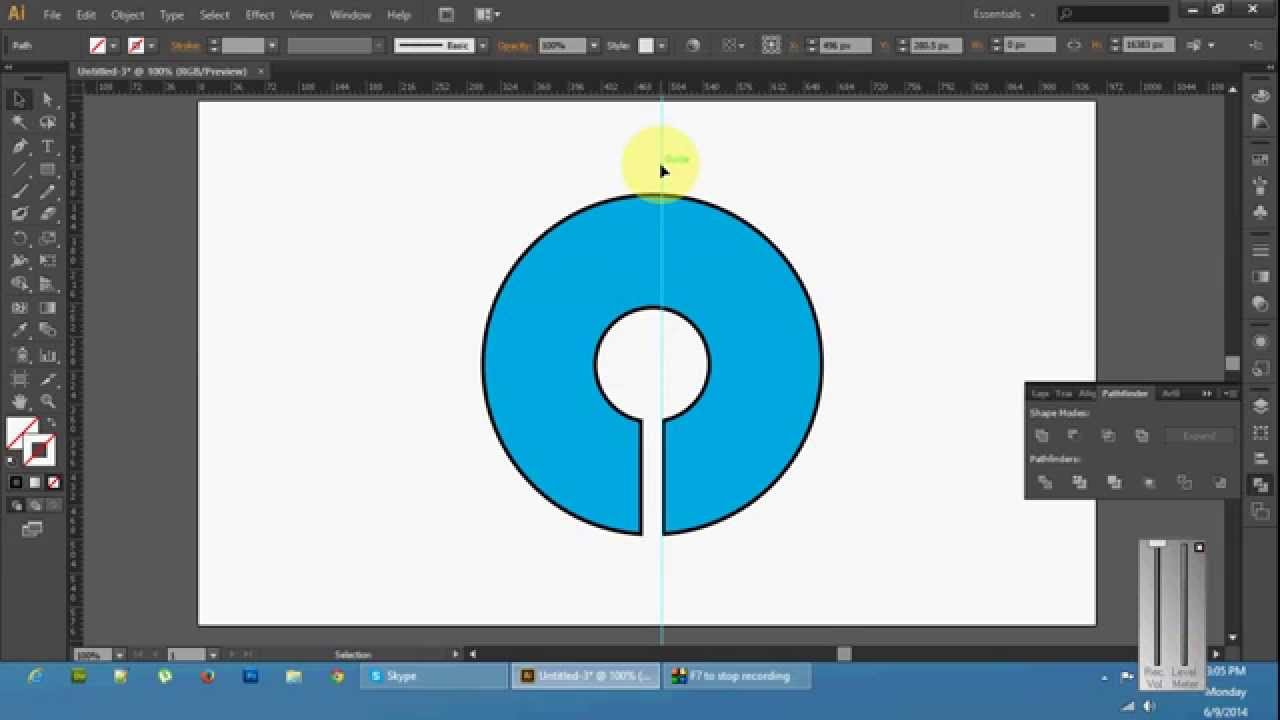 How to make SBI logo in adobe illustrator, Adobe illustrator tutorial