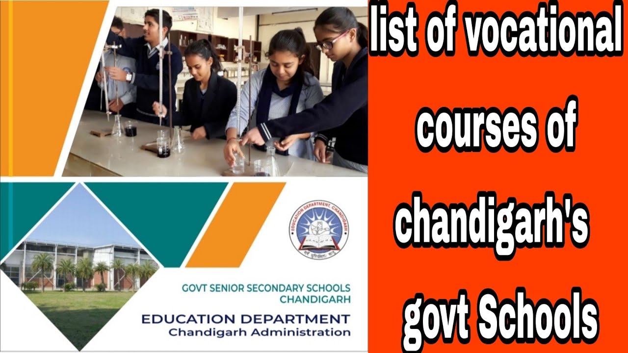 Govt Schools in Chandigarh for Vocational courses#skill course