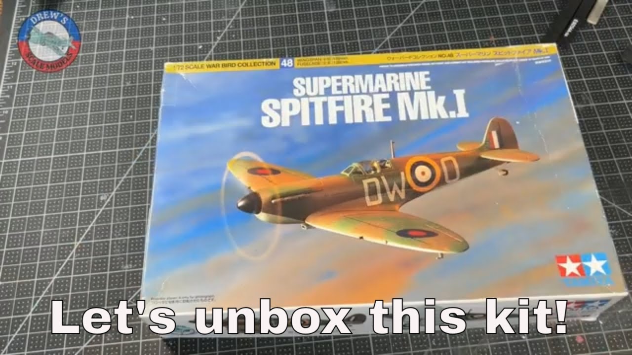 Tamiya 1/72 Supermarine Spitfire Mk. I (What’s in the box?)