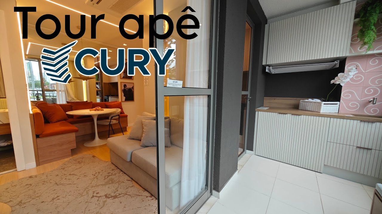 TOUR APÊ CURY 44M² - TOUR APARTAMENTO MODELO - CURY CONSTRUTORA PLANTA DE 44M²