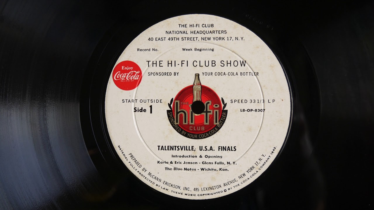 Coca-Cola Hi-Fi Club Show Talentsville U.S.A.  Finals (1960)