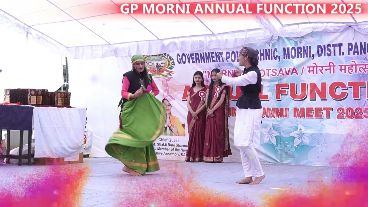 GP Morni MLT छात्राओं की हिमाचली नाटी पर शानदार प्रस्तुति | Morni Mahotsav 2025 #annualfunction2025
