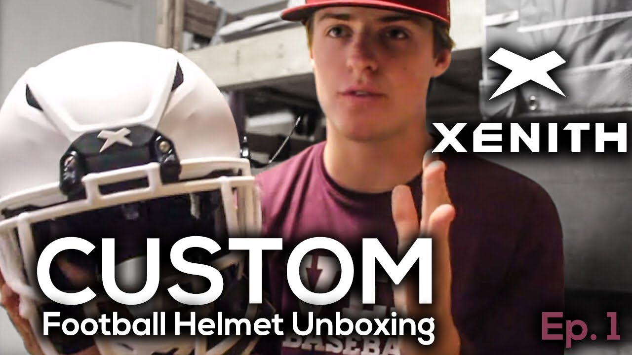 *CUSTOM* QBHD Football Helmet Ep. 1 Unboxing