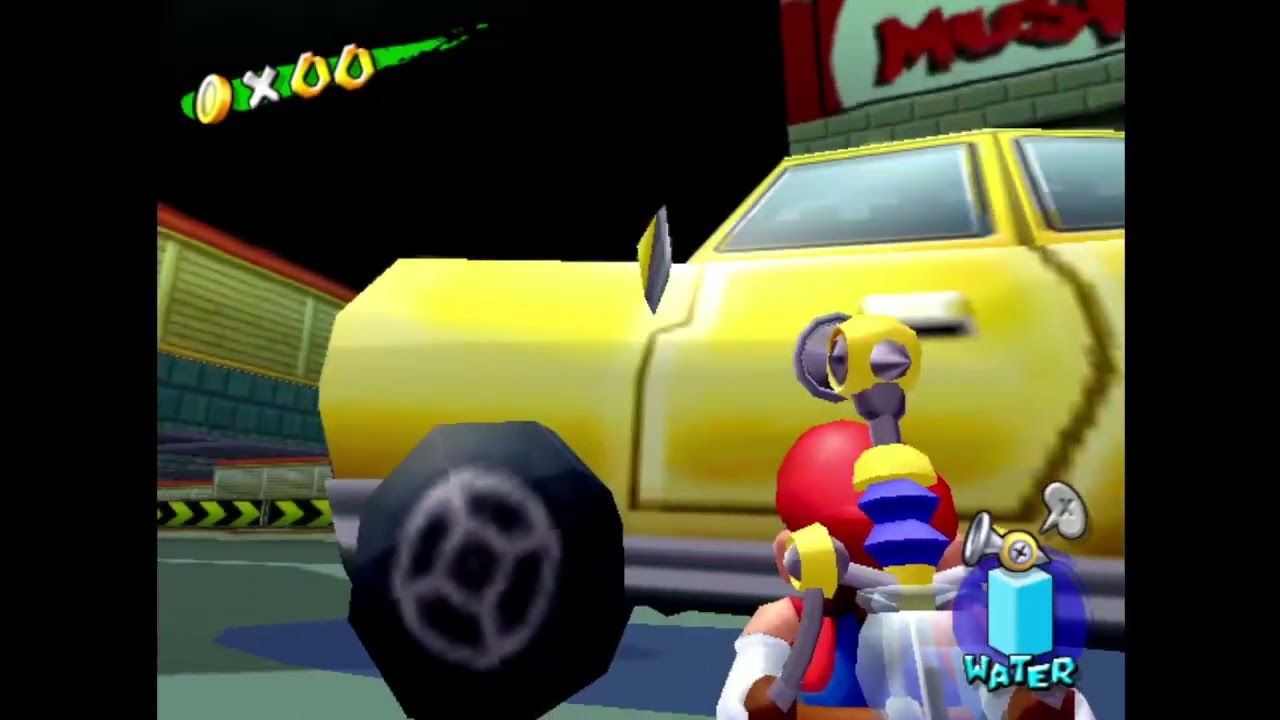 Active Traffic in Mushroom City in Super Mario Sunshine