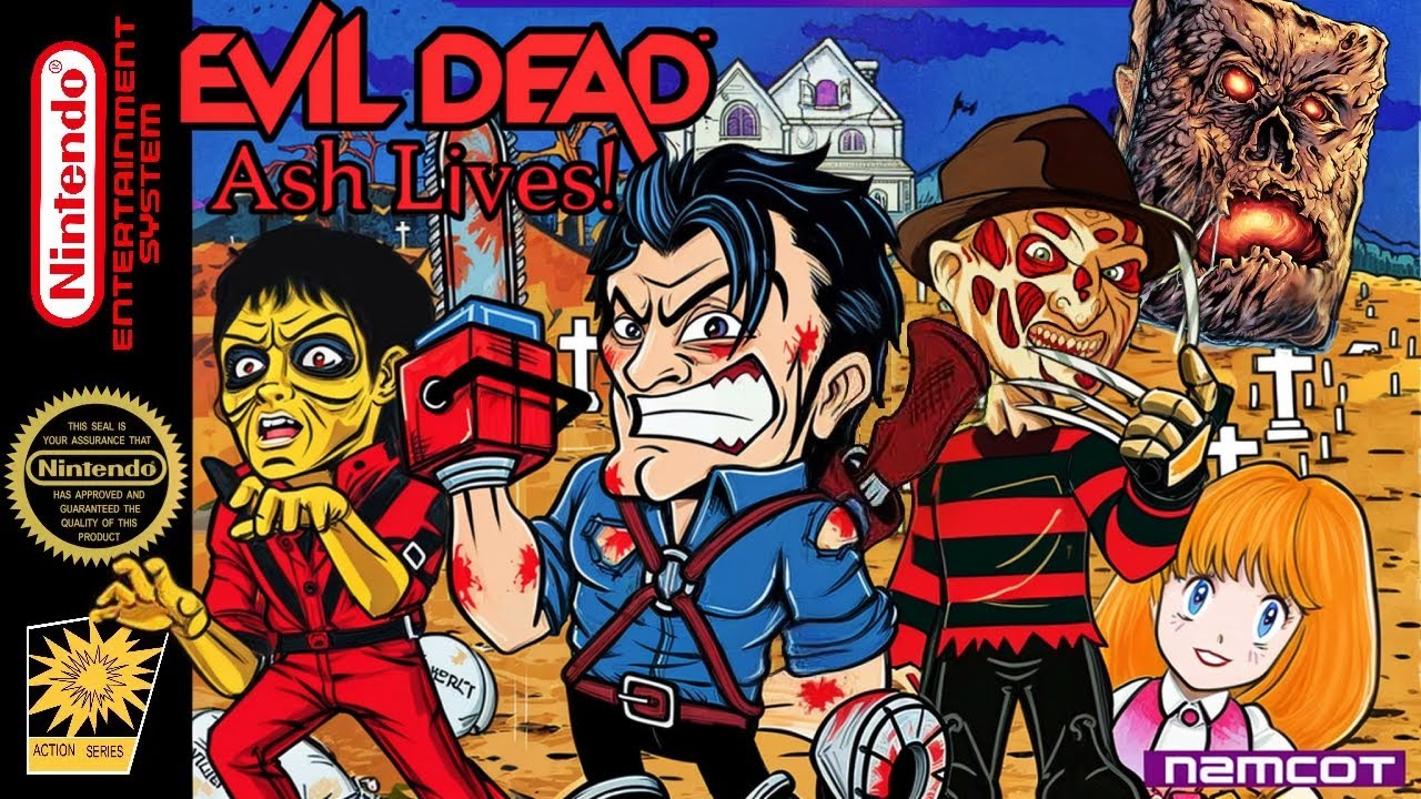 Evil Dead: Ash lives! - Hack of Splatterhouse: Wanpaku Graffiti [NES]