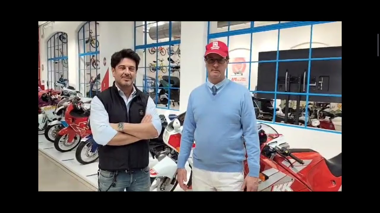 museo Gilera di Pontedera insieme a Roberto Marabese