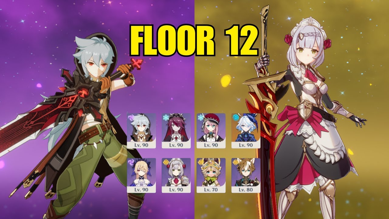 New Spiral Abyss Floor 12 | Razor & Noelle Main DPS | Genshin Impact 5.0