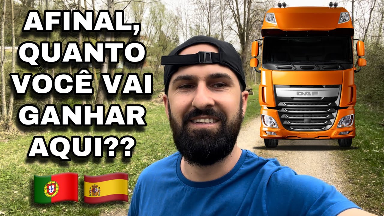 Contei minha experiência e trajetória como caminhoneiro em Portugal!