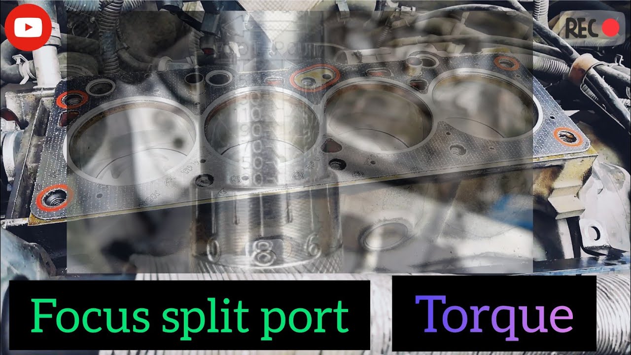 ford focus split port, torque de culata, como anillar un pistón,  part 5