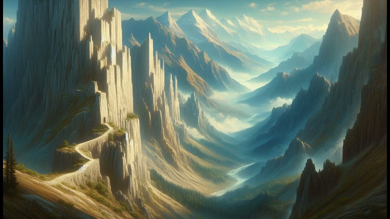 Medieval Fantasy Ambient for Focus & Calm | The High Pass of Eldryn