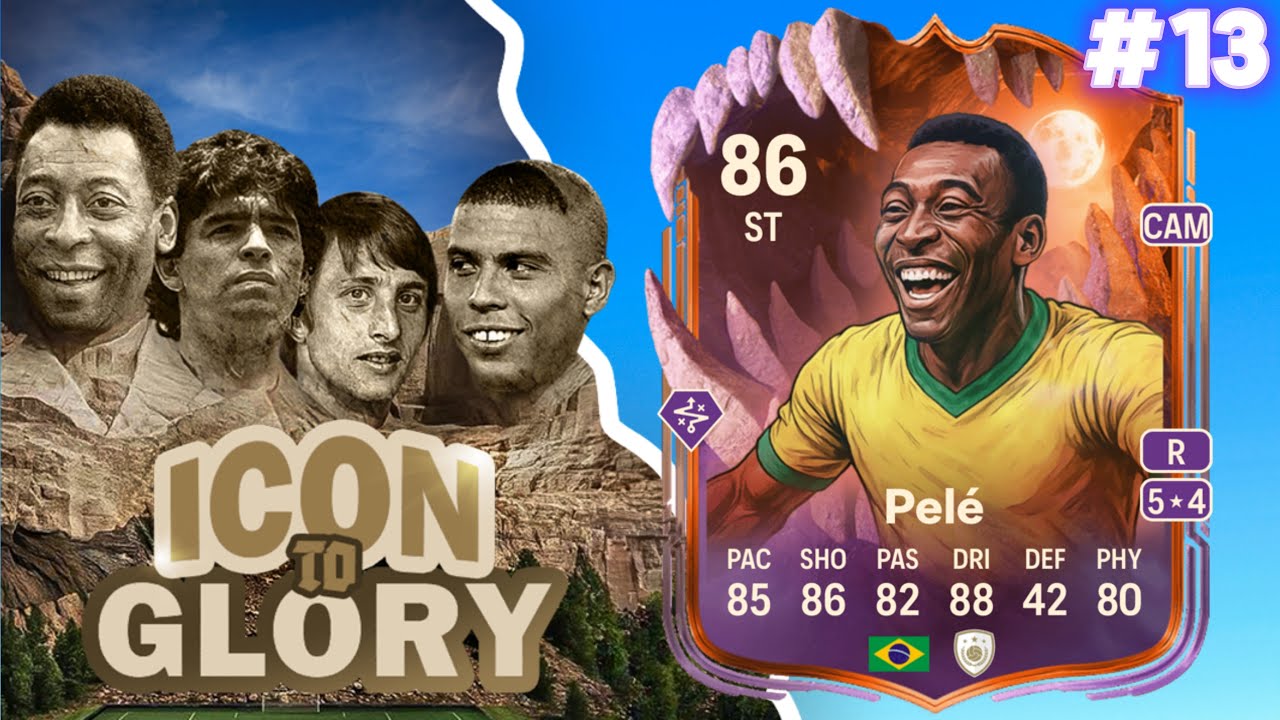 ЭТОТ ГЛИТЧ 86 РЕЙТИНГ ПЕЛЕ ТРЕСКОВАН!! Icon To Glory EP 13 !