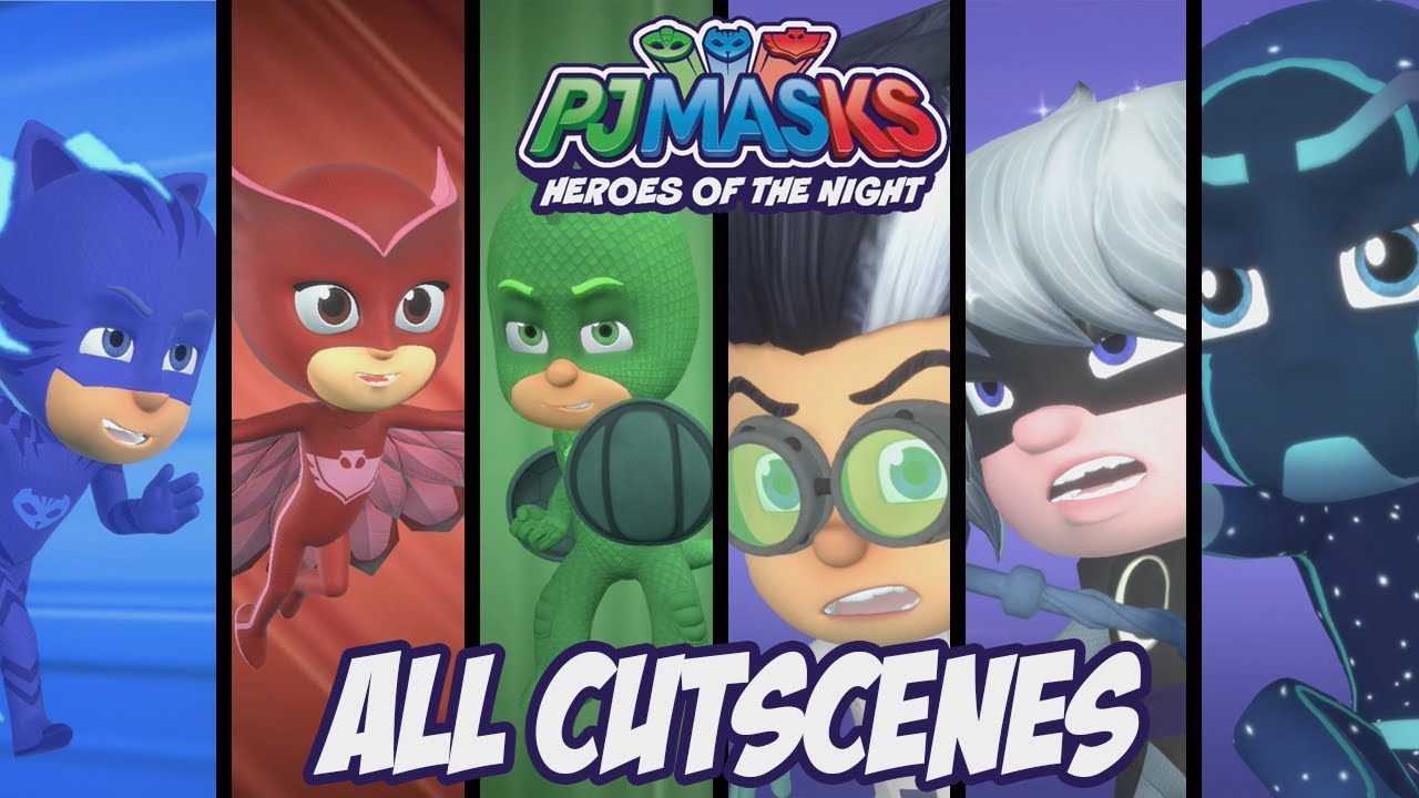 PJ Masks: Heroes of the Night - Full Movie Cutscenes