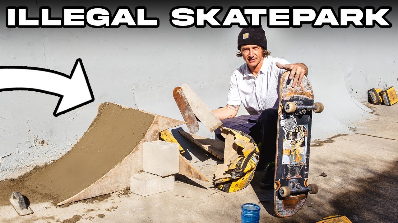 Building My Secret DIY Skatepark