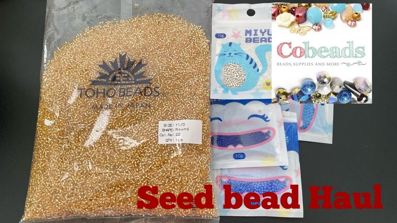 Where to buy Toho Seed Beads 1 pound Bulk quantity || cobeads unboxing