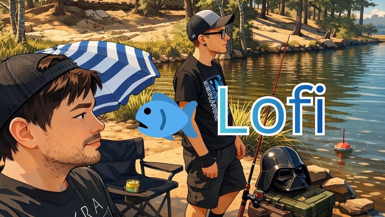 Golden Hour on the Water 🌅🎣 | Chill Lakeside Lo-Fi Beat