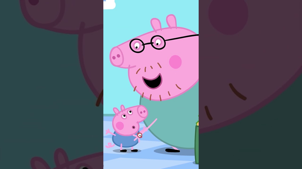 George Pig Goes On The Supermarket Rides! #shorts #georgepig #peppapigs