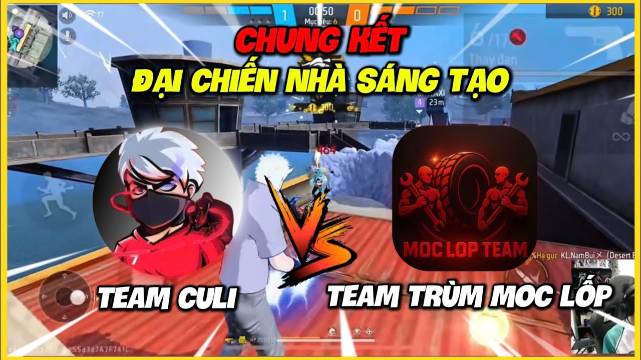Team CU LÌ Vs Team Trùm Móc Lốp Chung Kết Đại Chiến Nhà Sáng Tạo Mùa 6!