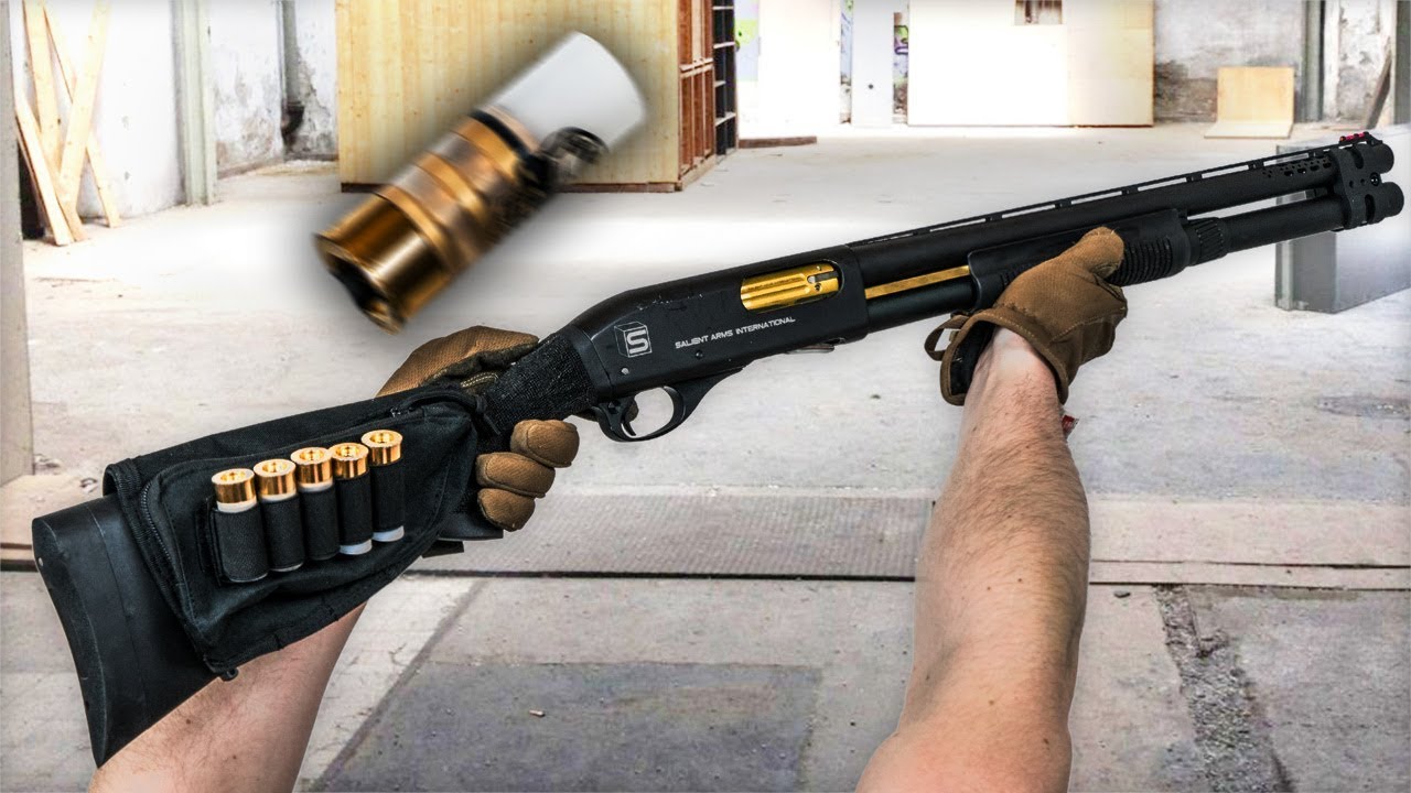 20 BBs per shot - $500 Airsoft shotgun
