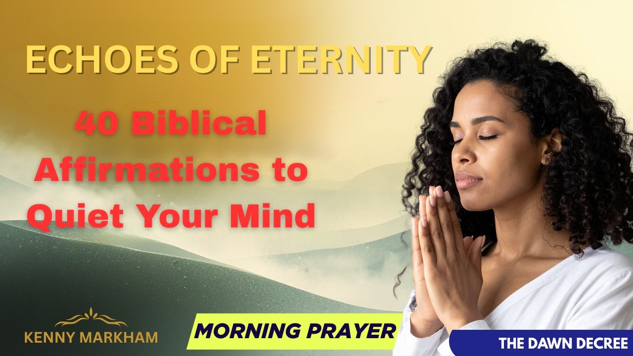 ECHOES OF ETERNITY MORNING PRAYER | 40 AFFIRMATIONS TO QUIET YOUR MIND