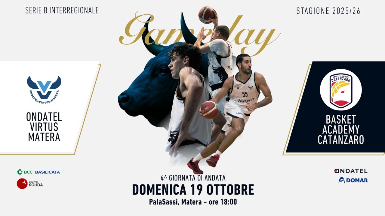Ondatel Virtus Matera vs Basket Academy Catanzaro