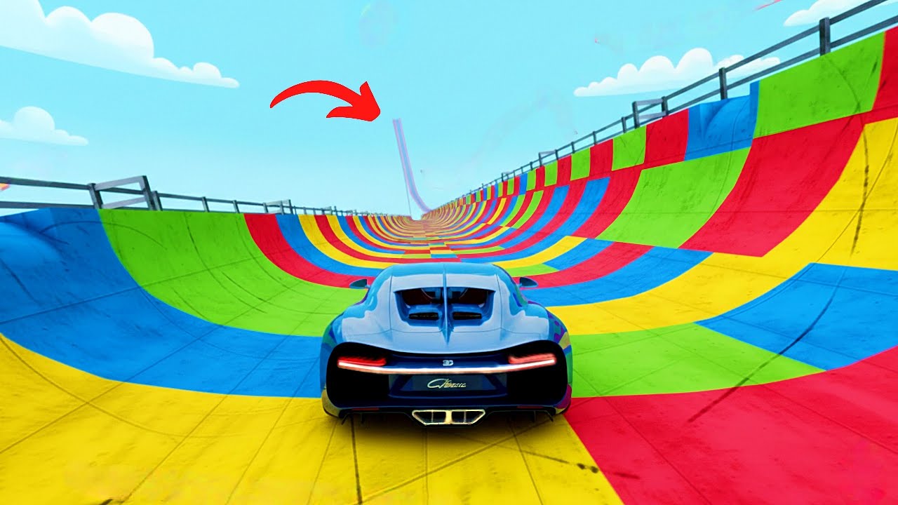 Funny Race Car Crashes 🤣| Cars Jumping Off Mega Ramps