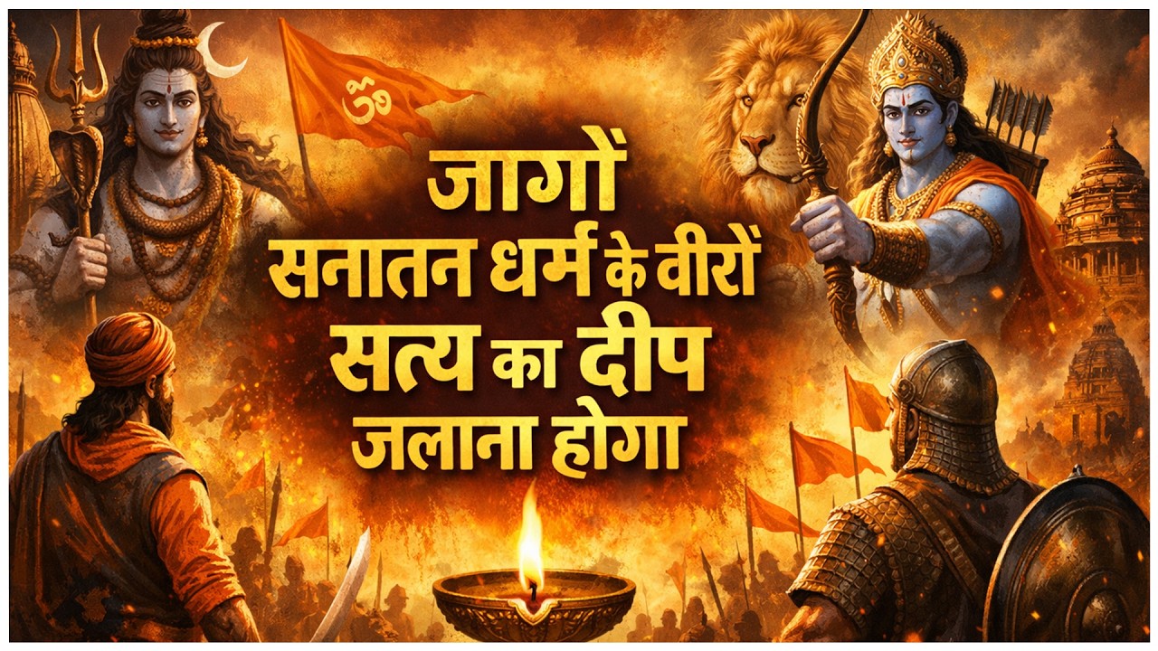 जागो सनातन धर्म के वीरों सत्य का दीप जलाना होगा - Pujya Baal Vyaas Krishna Kishori Ji