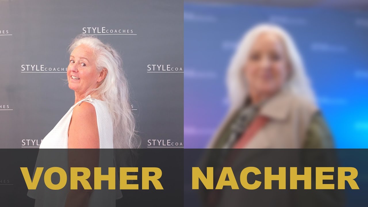 Ihre Lebensfreude strahlt jetzt auch nach Außen 🤩 Graues Haar veredeln und an den Typ anpassen