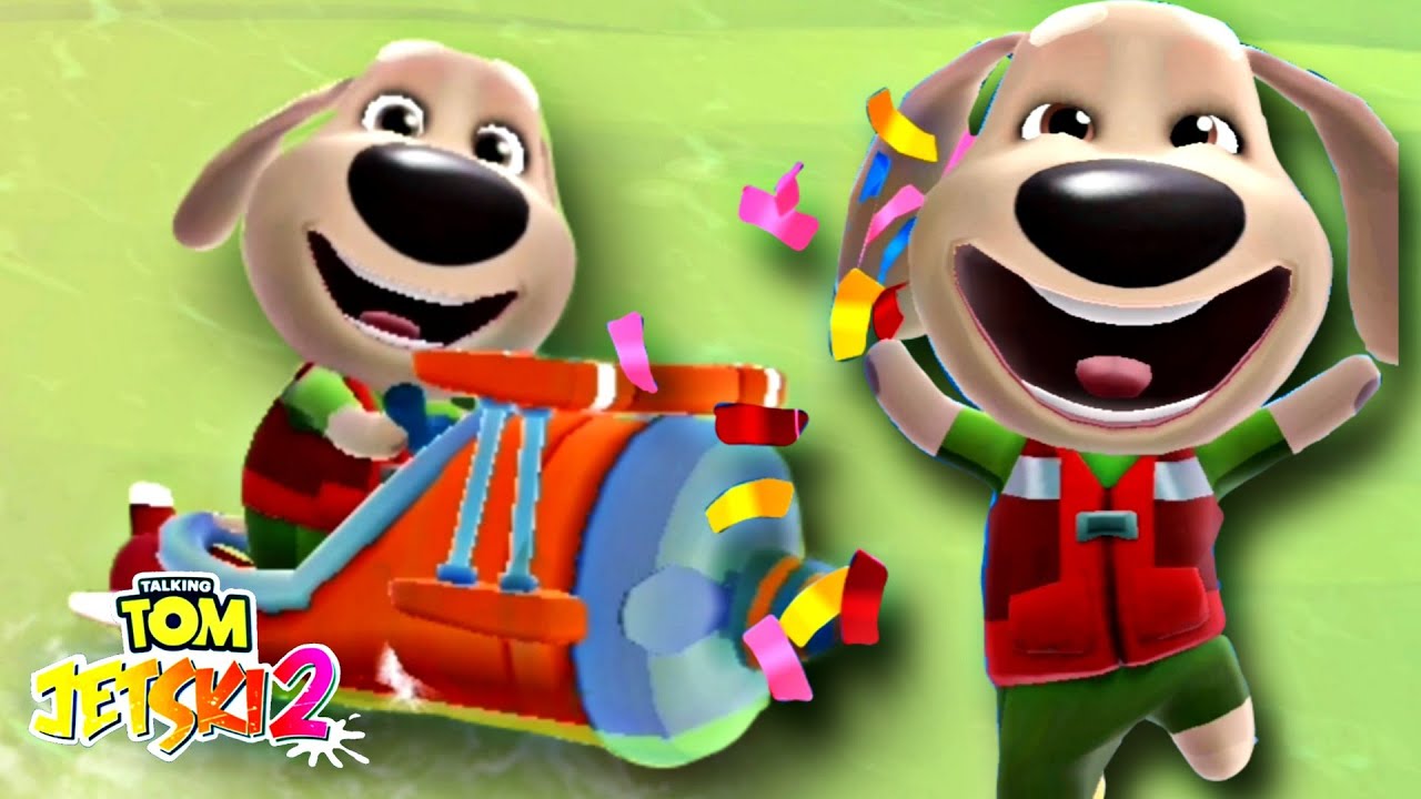 Talking Tom Jetski 2 - 2 x Ben - LILU Gameplay (Android, iOS)