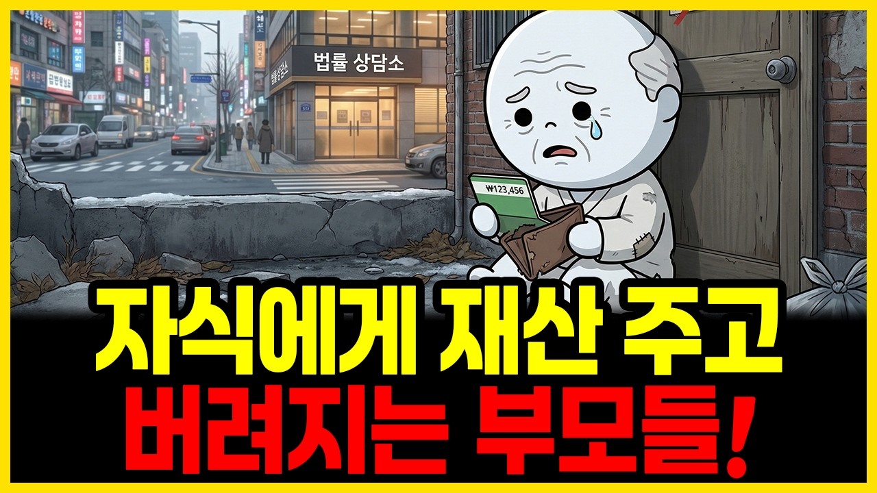 믿었던 자식한테 집 줬다가, 요양원에 버려지는 부모들의 현실 | 부자의경제학