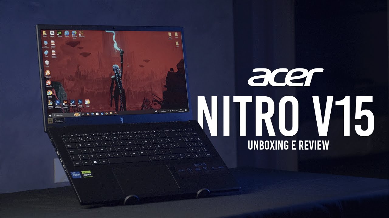 Esse Notebook vai te SURPREENDER! Acer Nitro V15 (Unboxing e Review)🤩