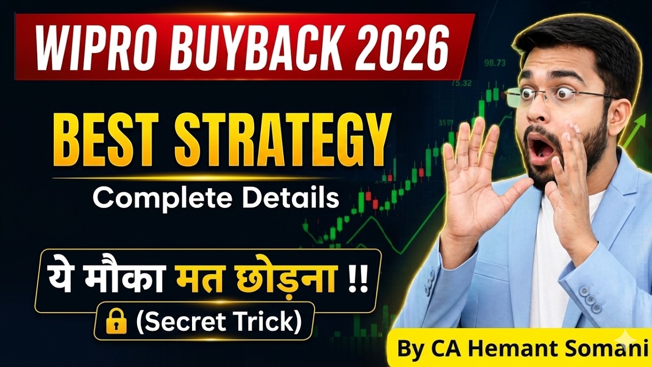 Wipro Buyback 2026 - Big Opportunity ? 😱 | Profit Calculation, Record Date, Acceptance Ratio