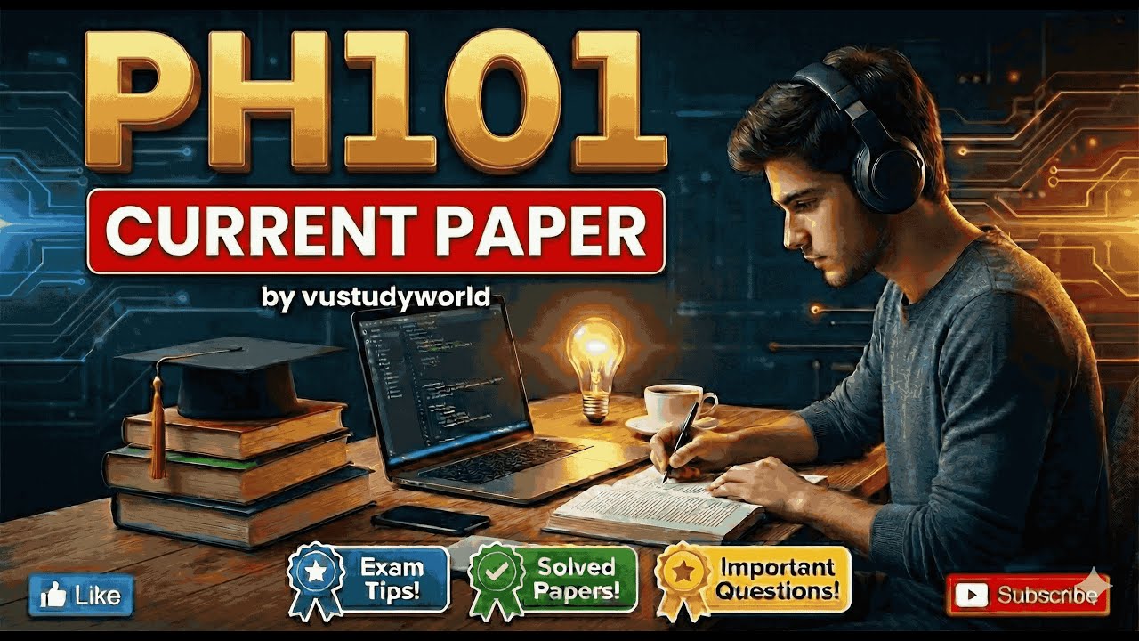 PHY101 Final Term Current Paper 2026