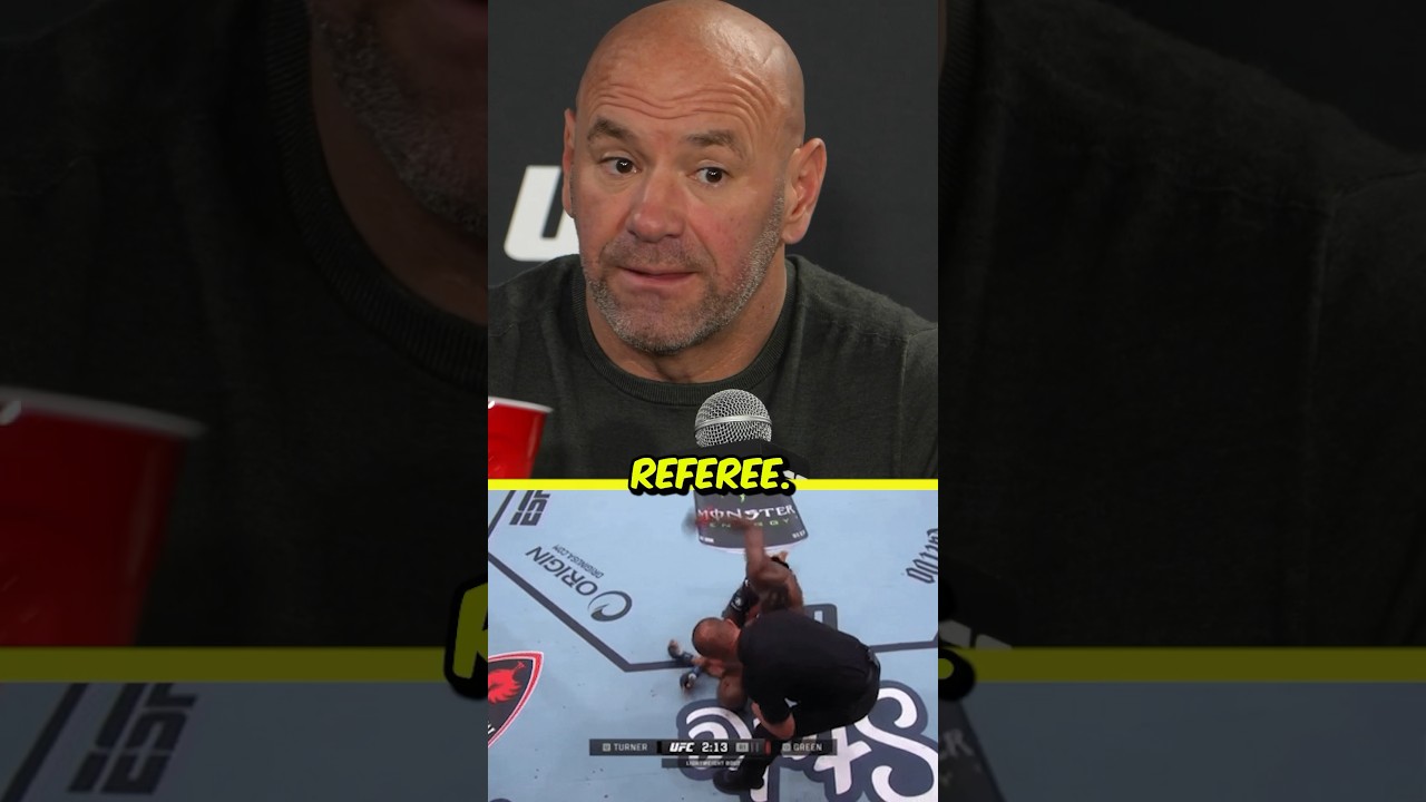 😬 DANA WHITE REACTS TO HORRIBLE REFEREE STOPPAGE IN BOBBY GREEN FIGHT