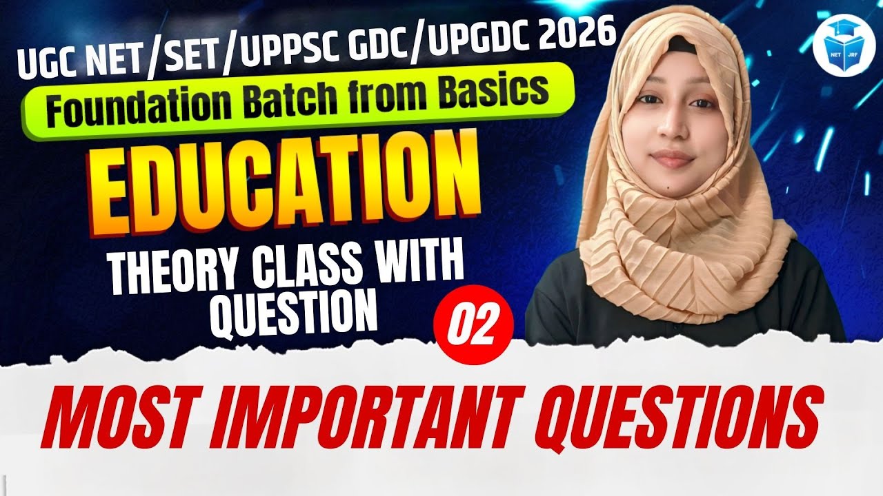 UGC NET/SET/UPPSC Education Most Important Concepts | UGC NET June 2026 Education MCQs | JRFAdda