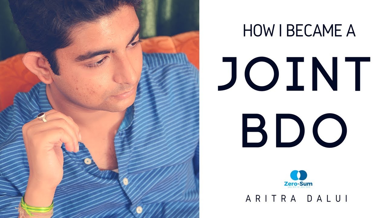 Featuring Mr. Aritra Dalui, Joint BDO, 2016