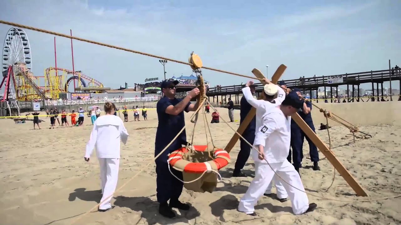 Breeches Buoy Re-Enactment