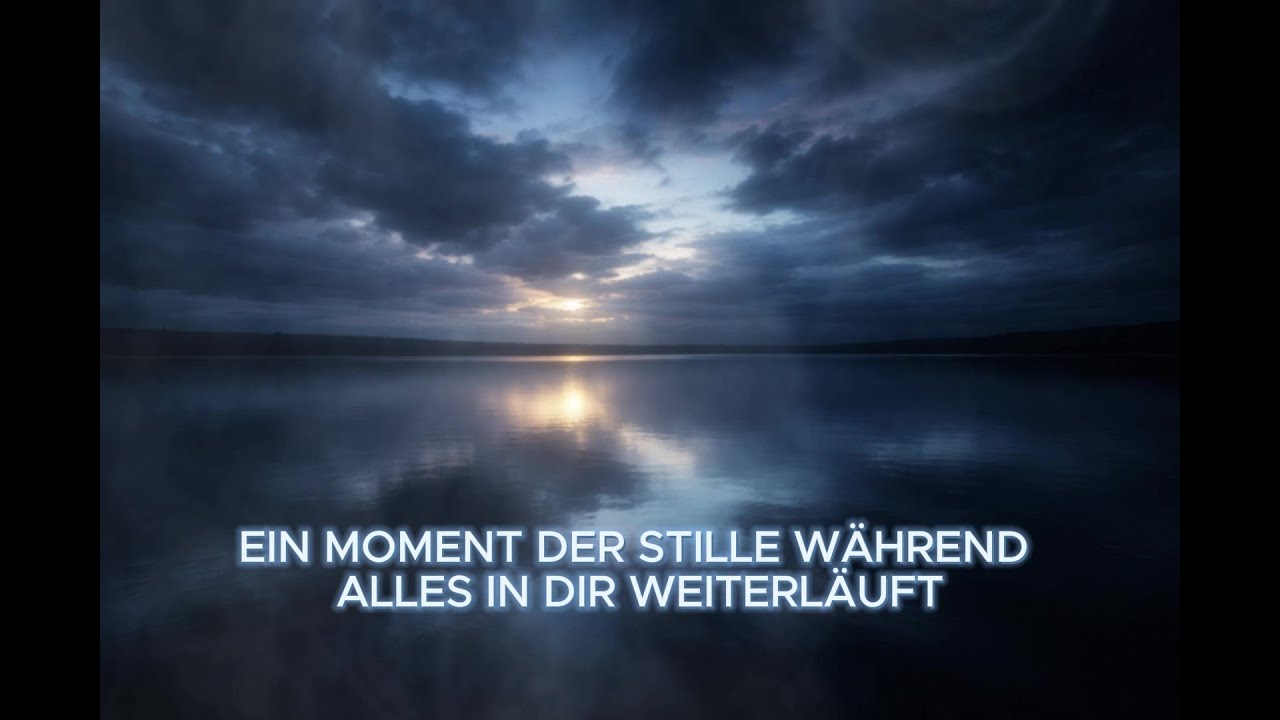 Ein Moment der Stille, während alles in dir weiterläuft.