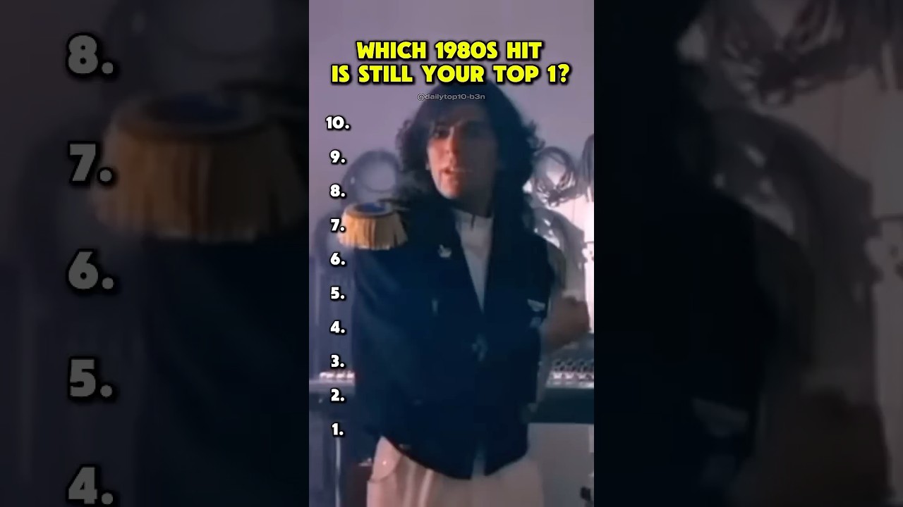 Top 10 best songs from 1980s #nostalgia #80smusic #music