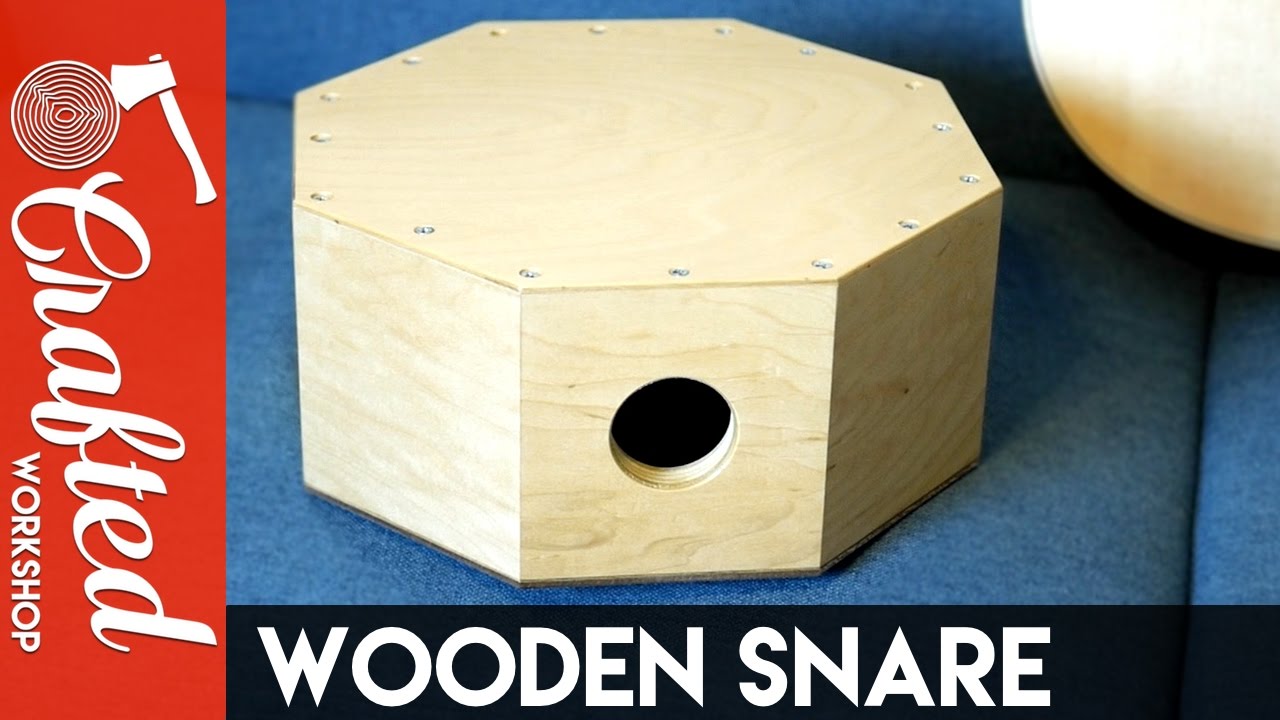 Wood Snare Drum / DIY Cajon Snare | Crafted Workshop