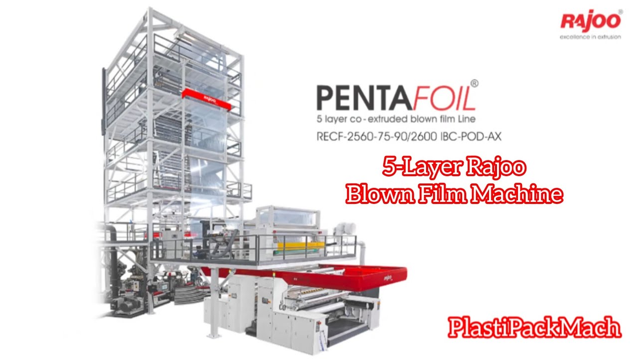 5-Layer Co-Extrusion Rajoo Blown Film Machine.5-Layer LD Machine.PELD 5-Layer.