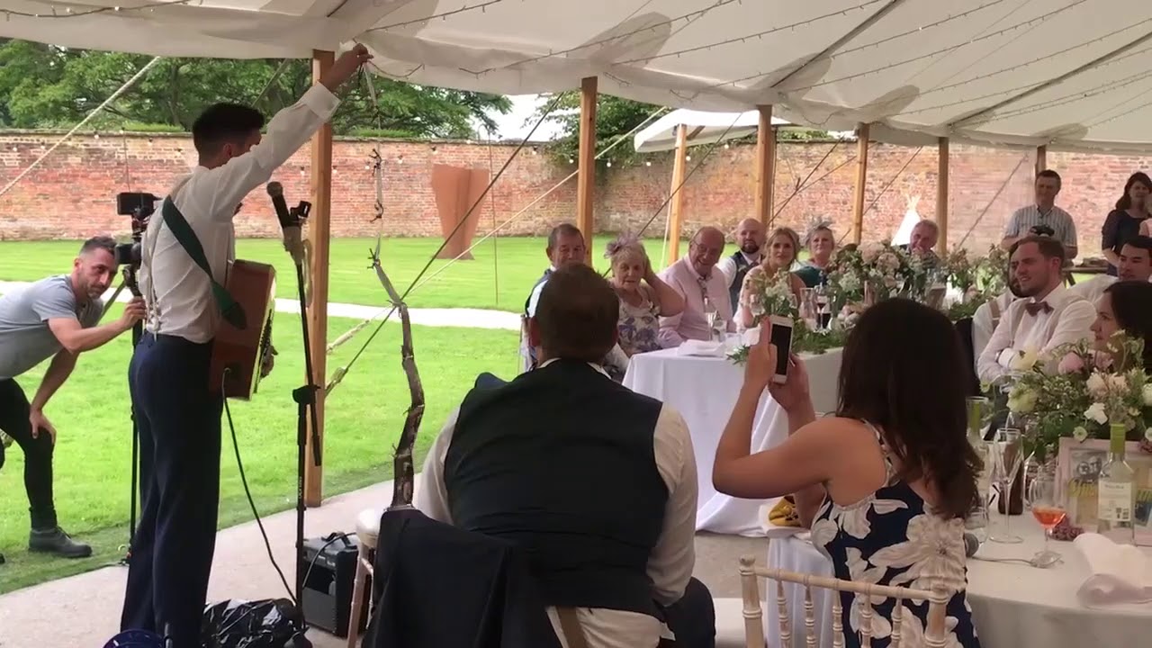 Best man speech/song. The Whitwam's wedding 29/06/2019