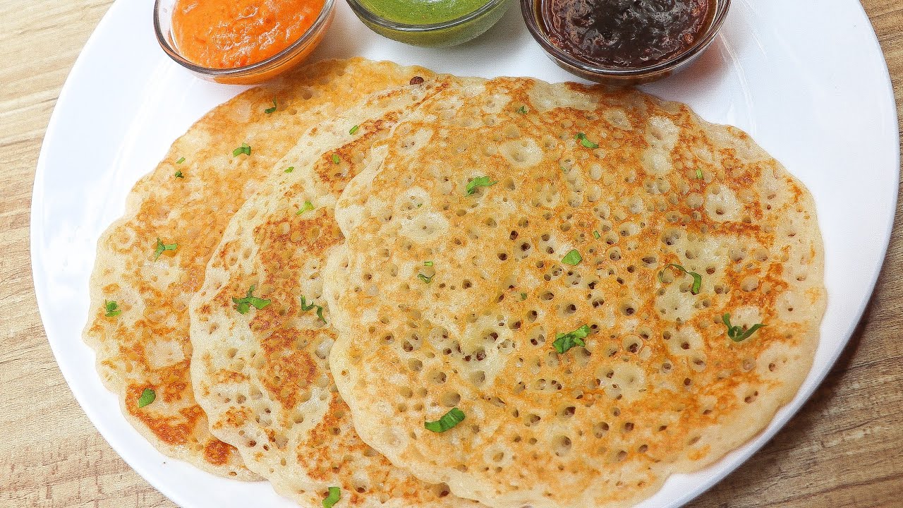 हल्का फुल्का नाश्ता बनाये - ❤️पुणे का प्रसिद्ध❤️Set Dosa Recipe❤️ रुई सा मुलायम Instant Sponge Dosa