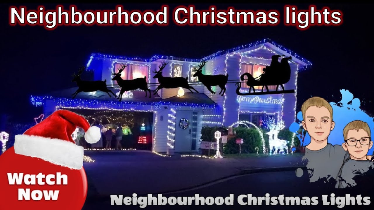 Neighbourhood Christmas lights
