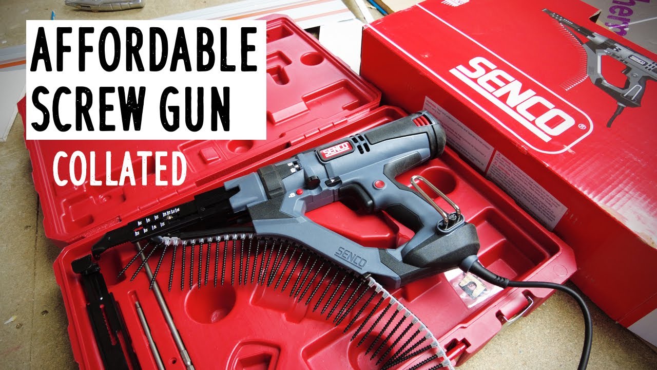 Most affordable COLLATED auto feed SCREW GUN for Drywall & Plasterboard - Senco Duraspin DS7525-AC