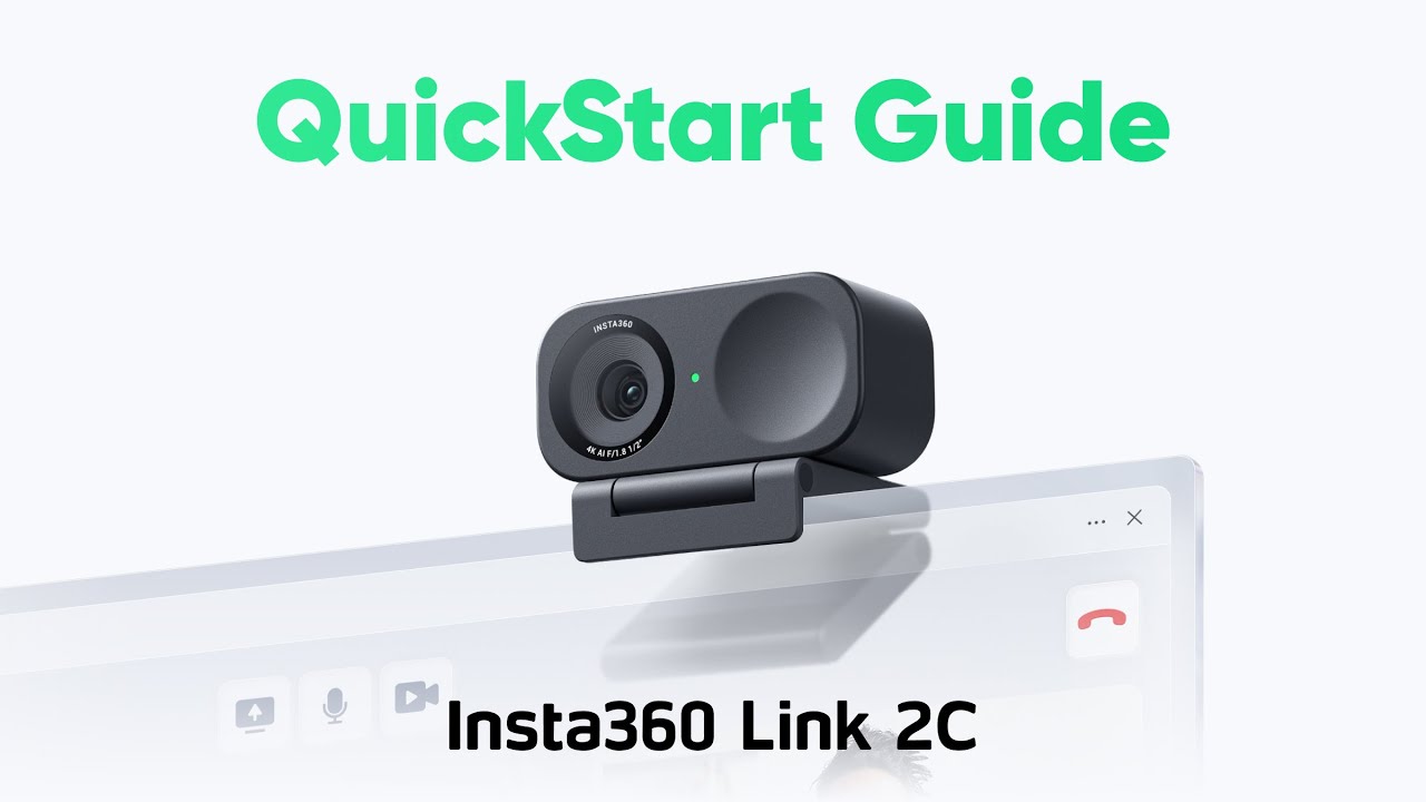 Insta360 Link 2C - Краткое руководство по началу работы