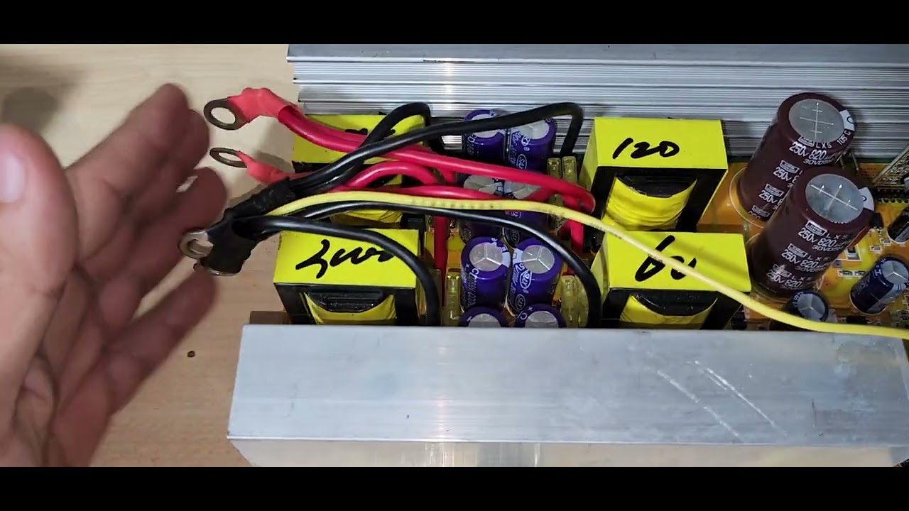 Comparacion componentes Inversor 12V 1500W con inversor 24V 3000W Realiablepower