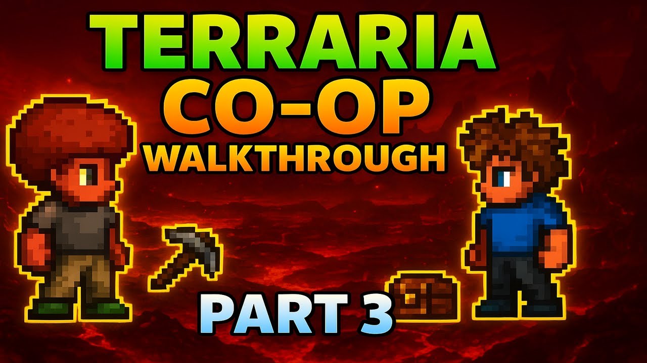 TERRARIA CO-OP — PART 3: Into the Underworld! 🔥