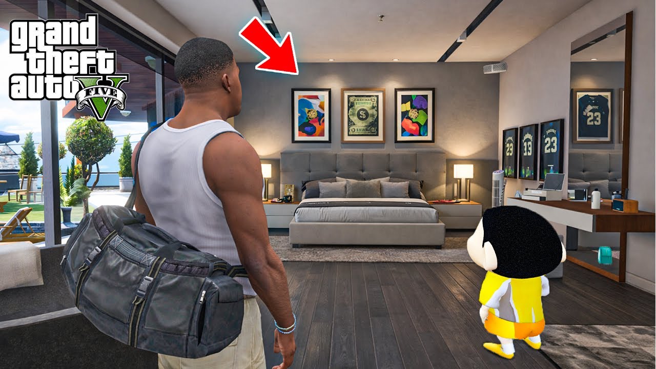Shinichan and Franklin Upgrades Franklin's Room to 5 Star Luxury Room in GTA 5!