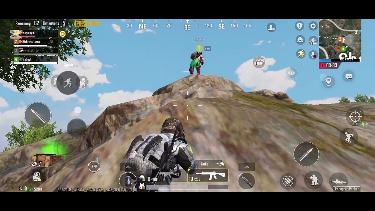 PUBG MOBILE GAME PLAY 13 KILLS TEAM UP HEAD SHOT 